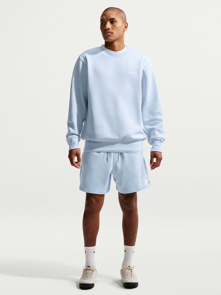 Nike Hydrogen Blue Club Crew Neck Sweatshirt - Image 6 of 6 Nike Hydrogen Blue Club Crew Neck Sweatshirt - Image 6 of 6