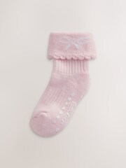 Baker by Ted Baker 3 Pack Baby Gripper Pink Socks - Image 4 of 7