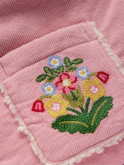 Boden Pink Embroidered Cord Gilet - Image 3 of 3