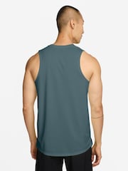 Nike Mineral Slate Miler Dri-FIT Running Vest - Image 2 of 3