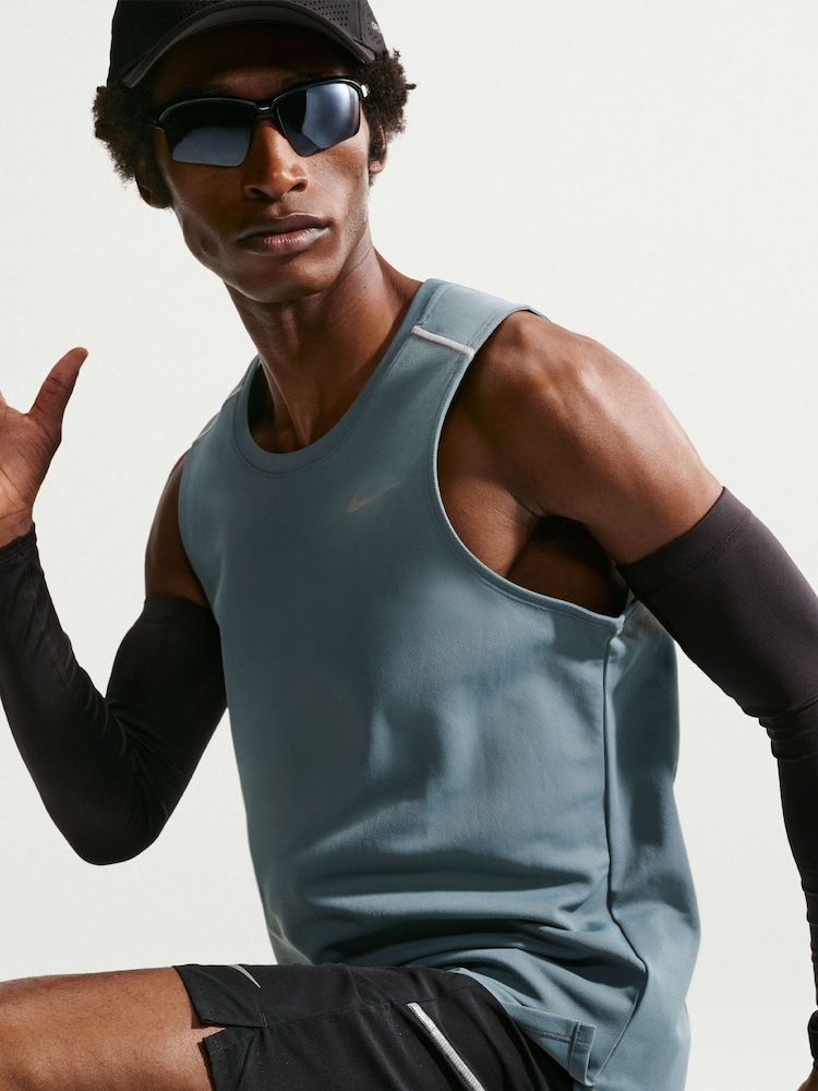 Mineral-Slate - Nike Miler Dri-FIT Running Vest - Bild 5 von 5