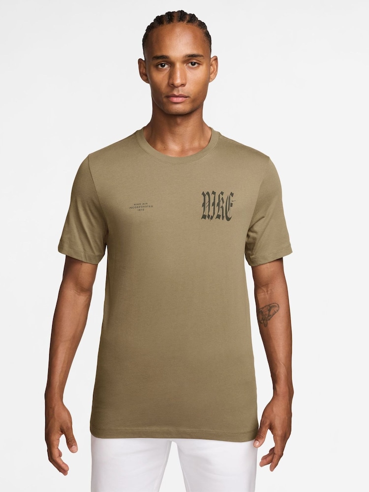 Nike Brown Sportswear T-Shirt - Image 1 of 3