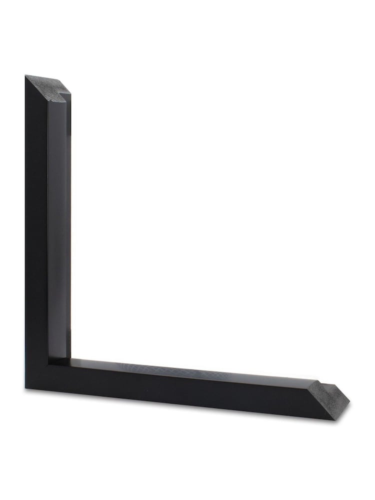 Brookpace Lascelles Natural Black Hand Made in UK'Arrangement II' Abstract Wall Art In A Modern Matte Finish Box Frame 50 x 61cm Wall Art - Image 4 of 4