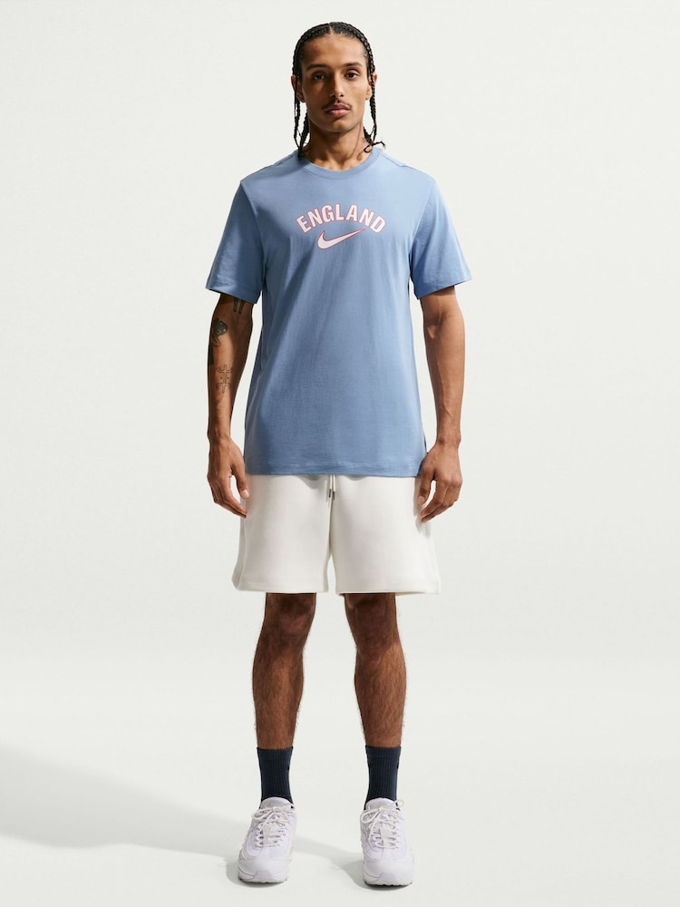 Nike Work Blue England Wordmark Graphic T-Shirt - Image 1 of 5