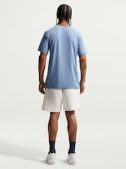 Nike Work Blue England Wordmark Graphic T-Shirt - Image 2 of 5