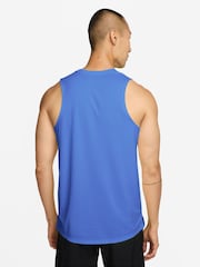 Nike Royal Pulse Blue Miler Dri-FIT Running Vest - Image 2 of 3