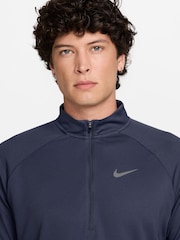 Nike Midnight Navy Miler Dri-FIT Half Zip Running Top - Image 3 of 3