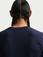 Nike Blue England Futura Logo Graphic T-Shirt - Image 4 of 5