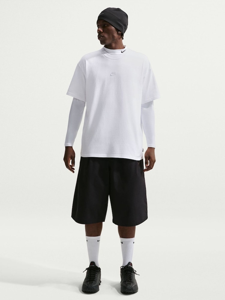 Nike White Sportswear Premium Essentials T-Shirt - Image 1 of 5 Nike White Sportswear Premium Essentials T-Shirt - Image 1 of 5