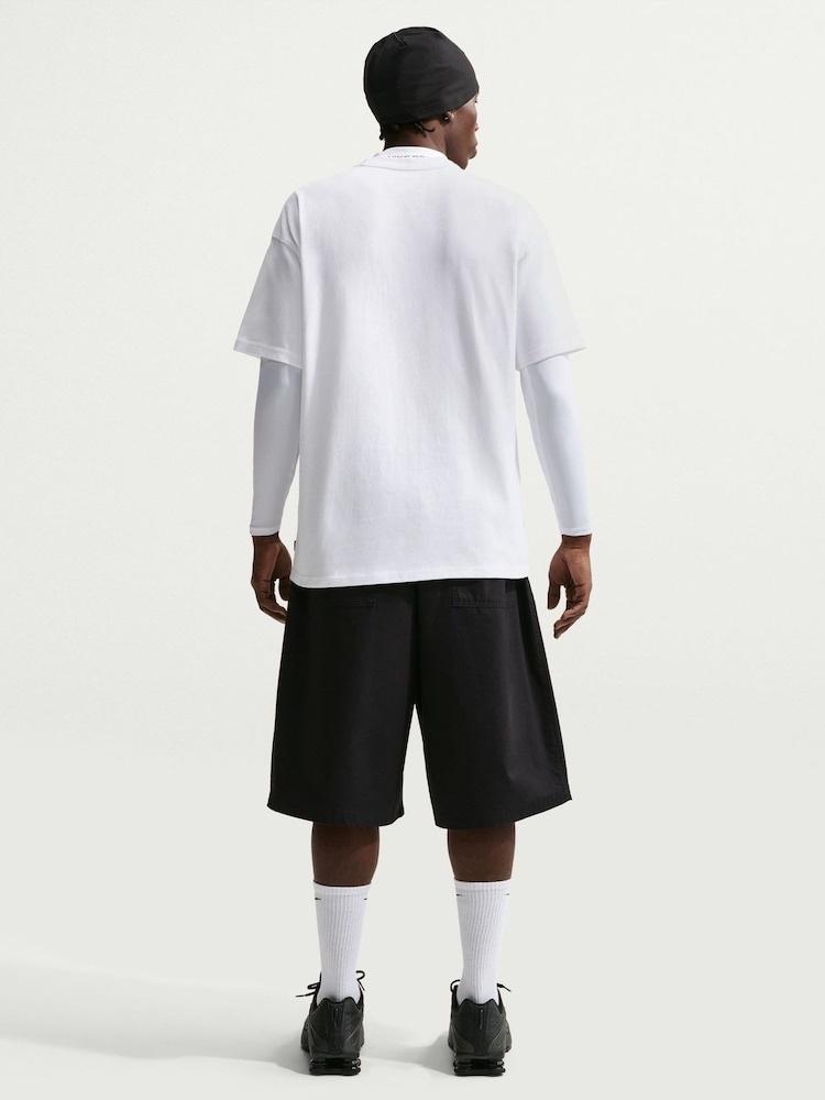 Nike White Sportswear Premium Essentials T-Shirt - Image 2 of 5 Nike White Sportswear Premium Essentials T-Shirt - Image 2 of 5