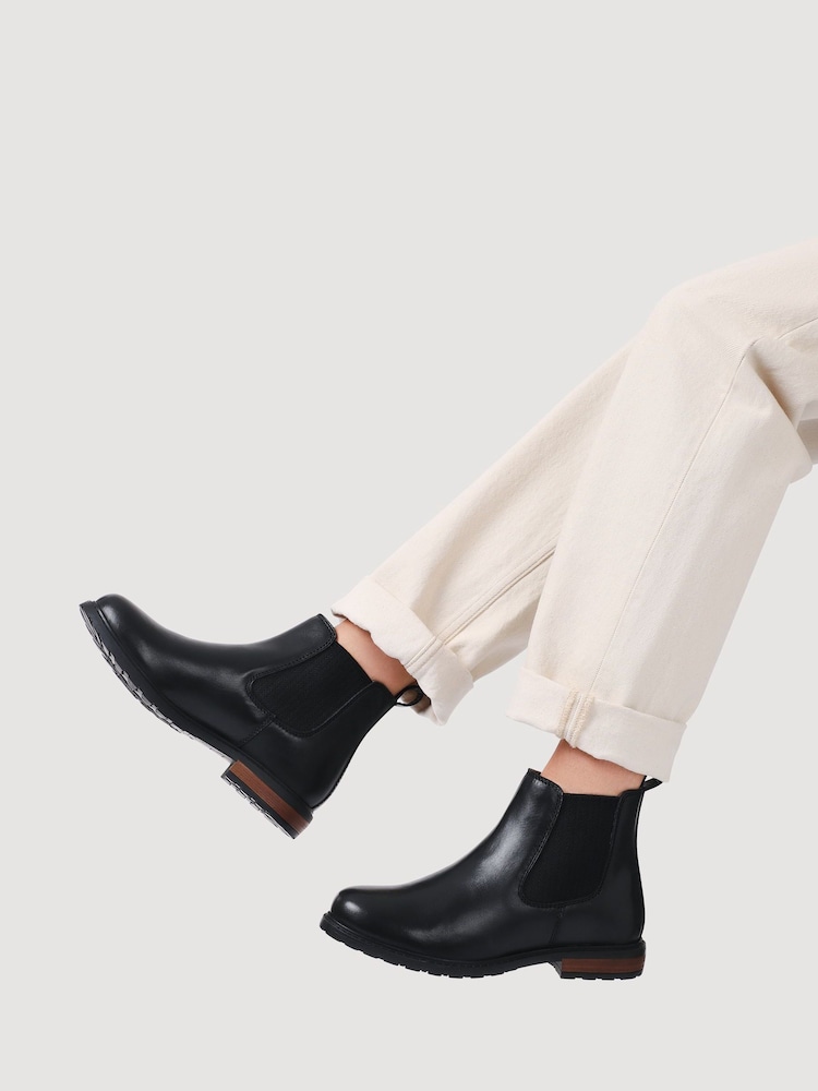 Jones Bootmaker Black Ladies Ankle Boots Casual - Image 1 of 5