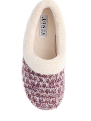 Jones Bootmaker Purple Faux-Fur-Lined Slippers - Image 5 of 5