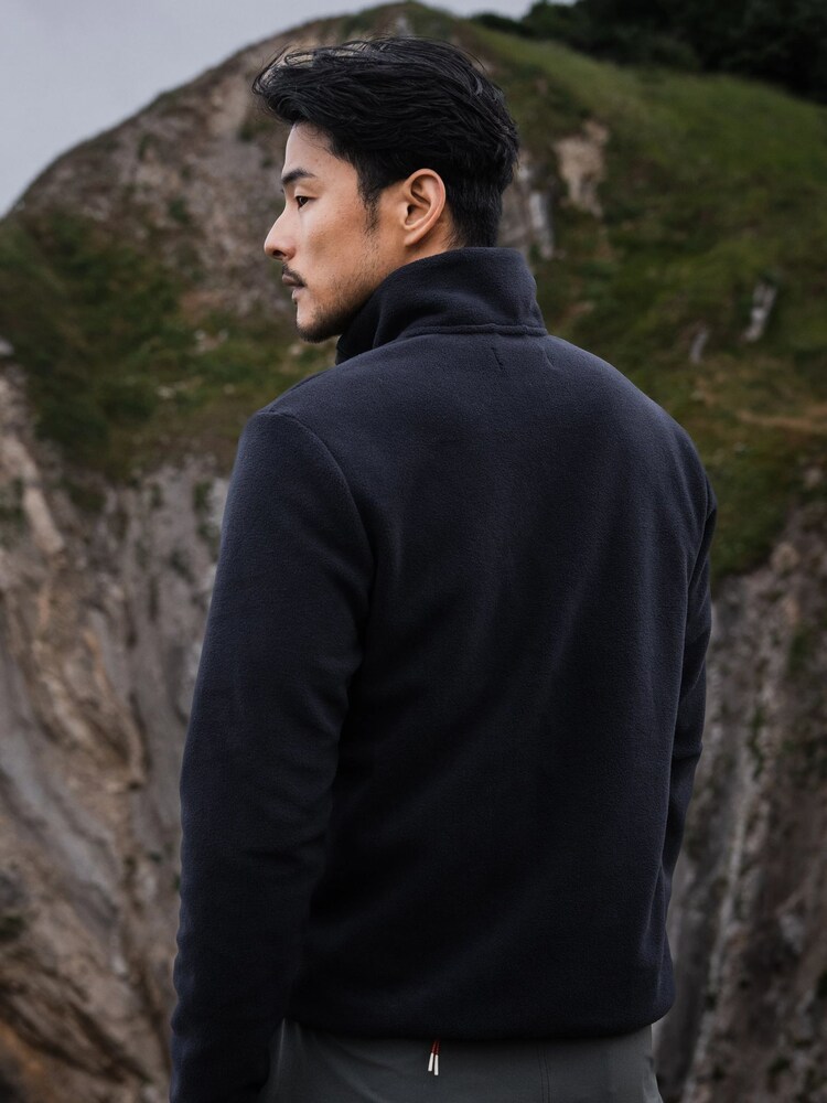 Sealskinz Blue Crownthorpe Mens Polar Fleece Half Zip - Imagem 2 de 6