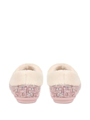 Jones Bootmaker Pink Faux-Fur-Lined Slippers - Image 3 of 5
