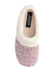 Jones Bootmaker Pink Faux-Fur-Lined Slippers - Image 5 of 5