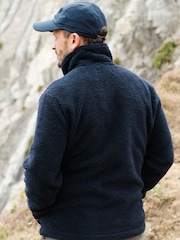 Azul - Sealskinz Horsham Mens Sherpa Zip Up Fleece - Imagem 3 de 6