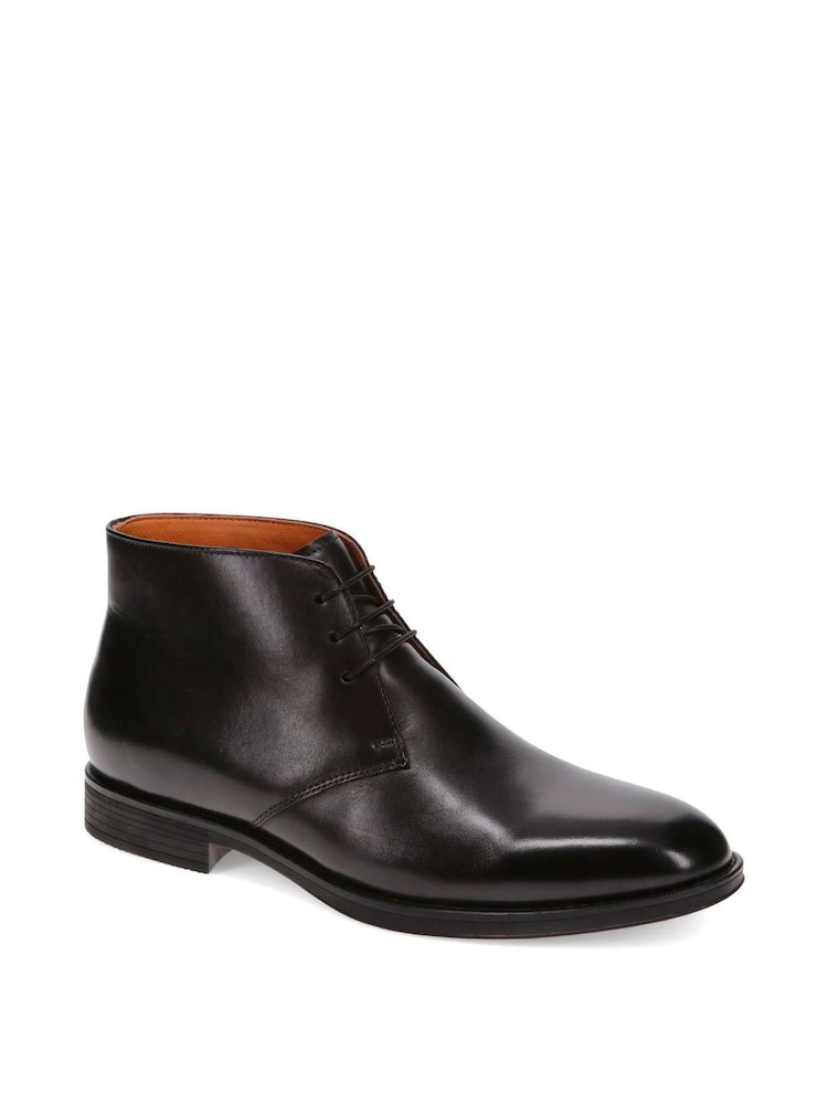 Jones Bootmaker Black Gordon Lace-Up Leather Boots - Image 2 of 5