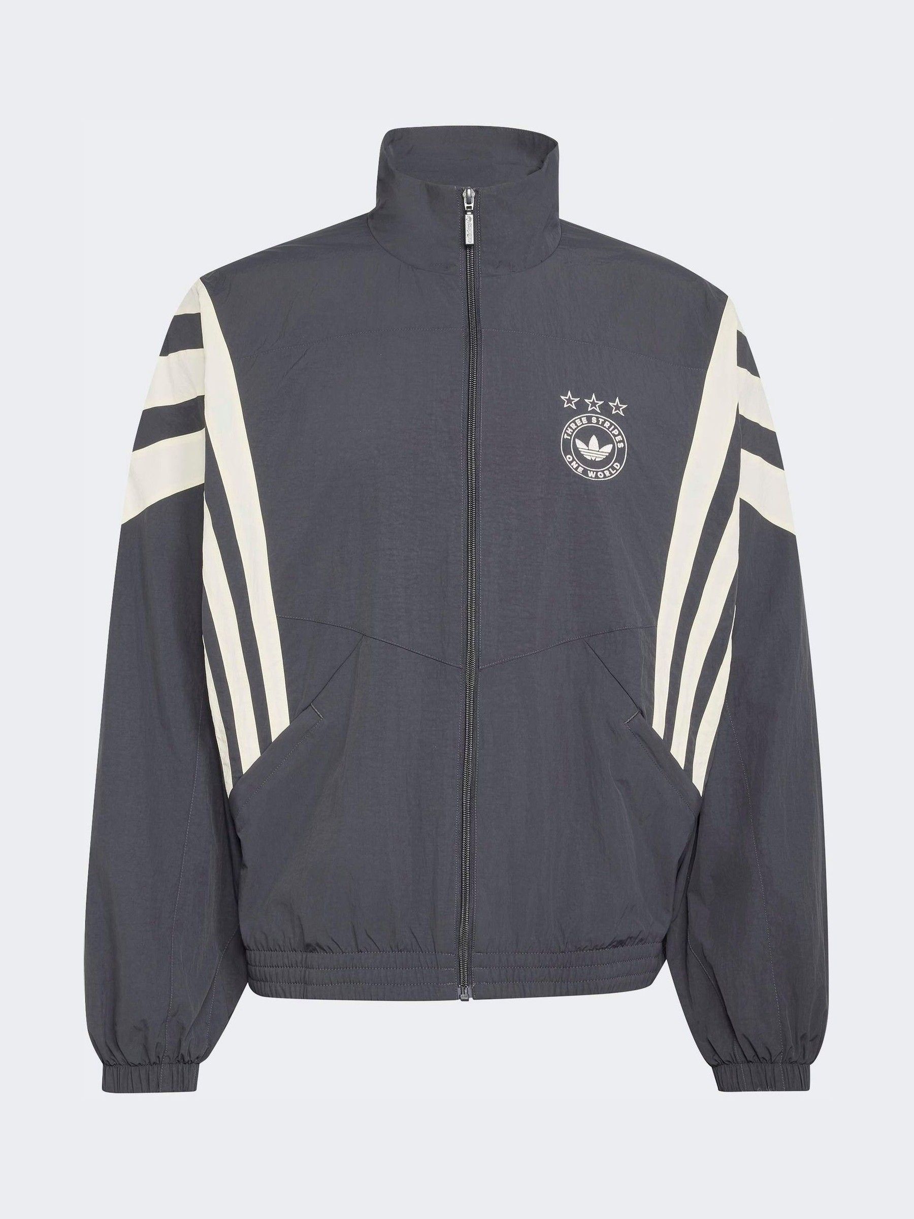 Buy adidas Originals Black Santiago Track Jacket from Next Luxembourg
