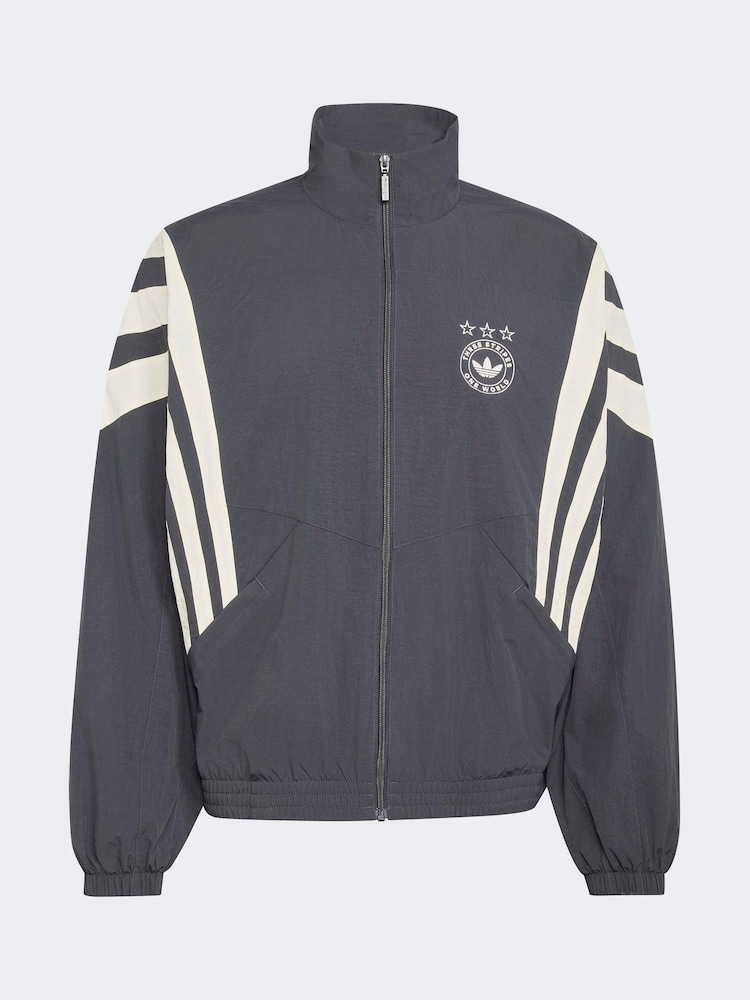 adidas Originals Black Santiago Track Jacket - Image 6 of 6 adidas Originals Black Santiago Track Jacket - Image 6 of 6
