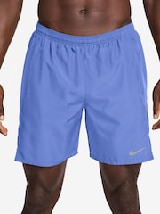 Nike Royal Pulse Blue Miler Dri-FIT 7 Inch 2-In-1 Running Shorts - Image 1 of 4