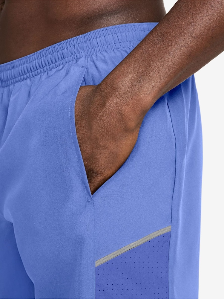 Nike Royal Pulse Blue Miler Dri-FIT 7 Inch 2-In-1 Running Shorts - Image 4 of 4