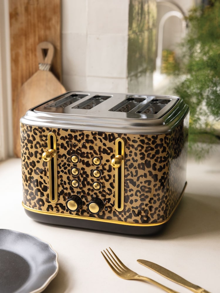 Rockett St George Animal Retro Leopard Toaster - Image 1 of 8 Rockett St George Animal Retro Leopard Toaster - Image 1 of 8