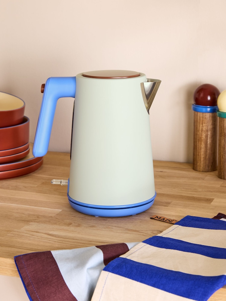 MADE.COM Green/Blue Kip Kettle - Image 1 of 4 MADE.COM Green/Blue Kip Kettle - Image 1 of 4