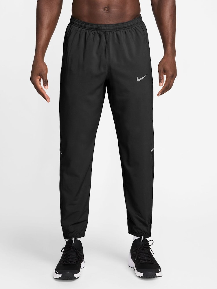 Nike Black Miler Dri-FIT Running Joggers - Image 1 of 3 Nike Black Miler Dri-FIT Running Joggers - Image 1 of 3
