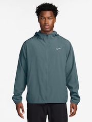 Nike Mineral Slate Dri-FIT Form Hooded Training Jacket - Image 1 of 3