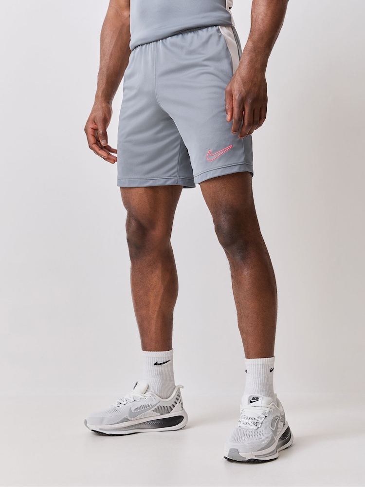 Nike Chrome Black Dri-FIT Academy Training Shorts - Image 1 of 4 Nike Chrome Black Dri-FIT Academy Training Shorts - Image 1 of 4