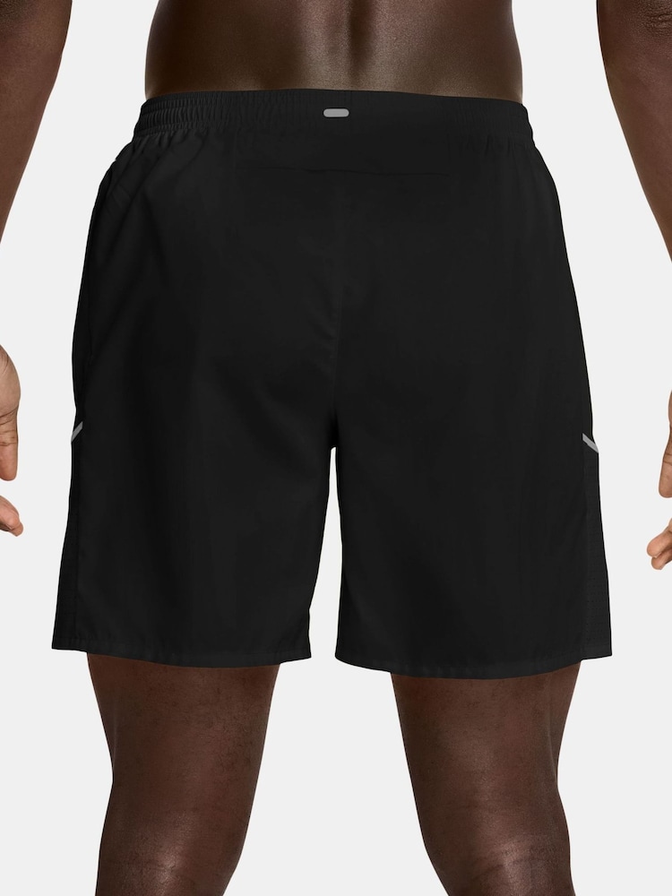 Nike Black Miler Dri-FIT 7 Inch Unlined Running Shorts - Image 2 of 4