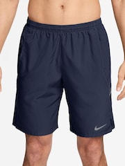 Nike Midnight Navy Miler Dri-FIT 9 Inch Unlined Running Shorts - Image 1 of 2