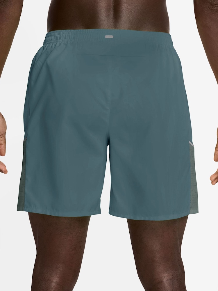 Nike Mineral Slate Miler Dri-FIT 7 Inch Unlined Running Shorts - Image 2 of 5