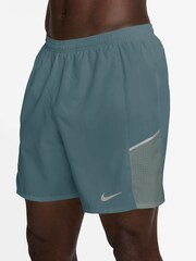 Nike Mineral Slate Miler Dri-FIT 7 Inch Unlined Running Shorts - Image 3 of 5