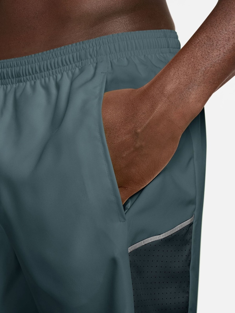 Nike Mineral Slate Miler Dri-FIT 5 Inch 2-in-1 Running Shorts - Image 4 of 4