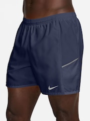 Nike Midnight Navy Miler Dri-FIT 5 Inch 2-in-1 Running Shorts - Image 2 of 4