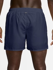 Nike Midnight Navy Miler Dri-FIT 5 Inch 2-in-1 Running Shorts - Image 3 of 4