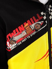 Character Black Hot Wheels Zip Hoodie Too Fast To Stop - Image 10 of 11