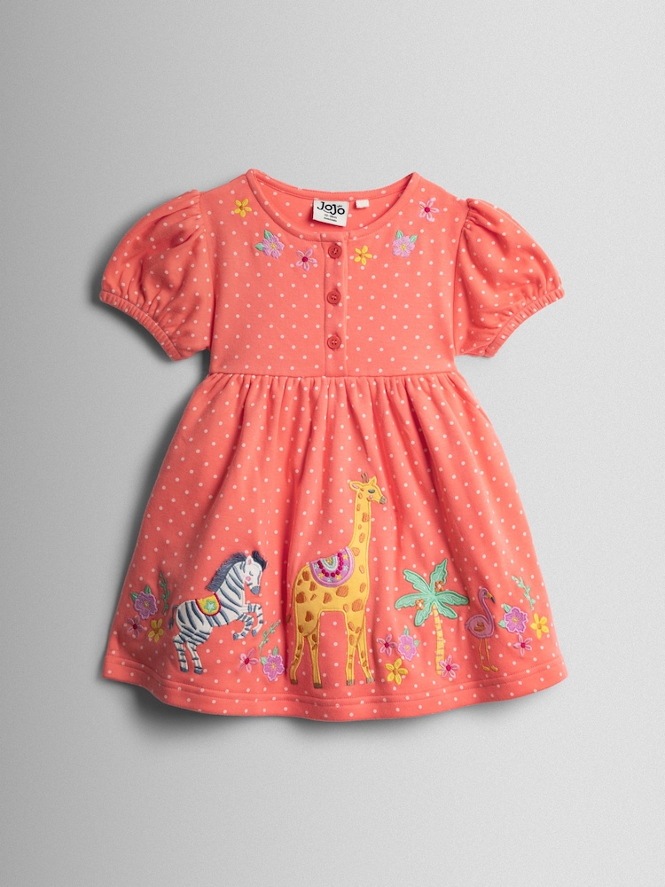 JoJo Maman Bébé Orange Dress - Image 1 of 4