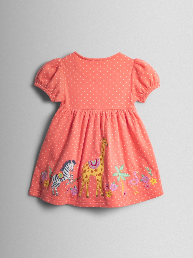 JoJo Maman Bébé Orange Dress - Image 2 of 4