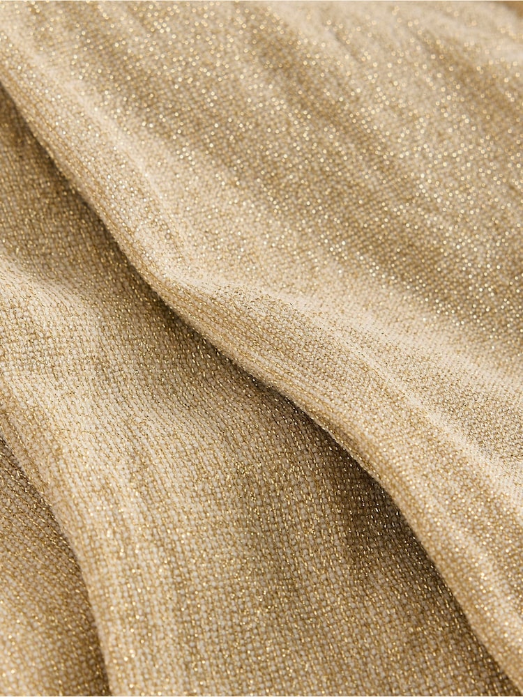 Boden Gold Sparkle Tights - Image 3 of 3