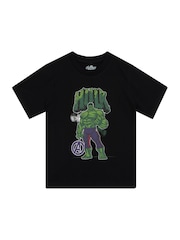 Character Red Marvel Avengers T-Shirts Hulk Iron Man Captain America 3 Pack - Image 2 of 6