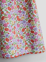 粉红草莓 - JoJo Maman Bébé 抽褶吊带裙子 - 5的图像5｝