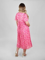 JoJo Maman Bébé Chiffon Pleated Nursing Midi Dress - صورة 2 من 5