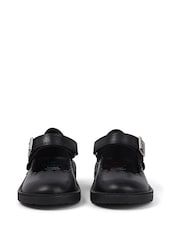 Kickers Black Infant Girls  Adlar MJ Scallop Leather Shoes - Image 4 of 6