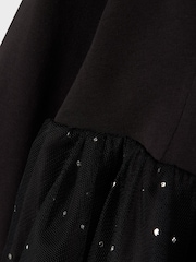 Name It Black Spider Web Tulle Halloween Dress - Image 3 of 3