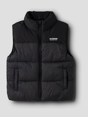 Name It Black Padded Gilet - Image 3 of 5
