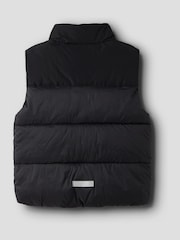 Name It Black Padded Gilet - Image 4 of 5