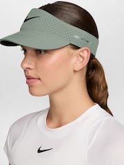 Nike Green Dri-FIT ADV Ace Tennis Visor Hat - Image 3 of 6