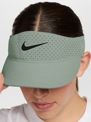 Nike Green Dri-FIT ADV Ace Tennis Visor Hat - Image 4 of 6